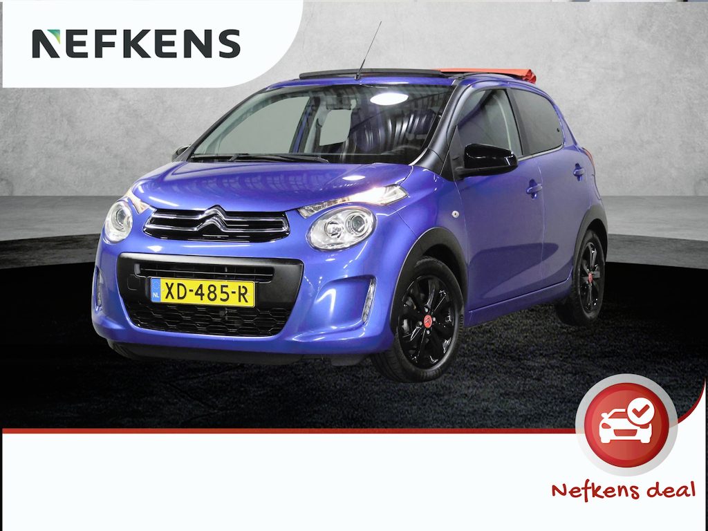 Citroën C1 72pk Airscape Urban Ride | 1ste eigenaar | Elektrische Vouwdak| Apple Carplay/AndroidAuto | Airco | Camera  | LED  | Buitenspiegels elektrisch verstel -en verwarmbaar | 15"LMV  | Privacy Glass |