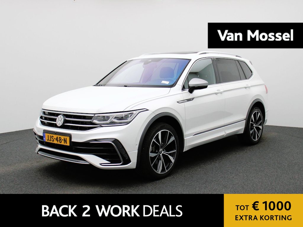 Volkswagen Tiguan Allspace 2.0 TSI 4Motion Highline 7p. | Automaat | Apple Carplay / Android Auto | Panoramadak | Head-up Display | Stoelverwarming / Stoelventilatie | Achteruitrijcamera | Parkeersensoren | Trekhaak |