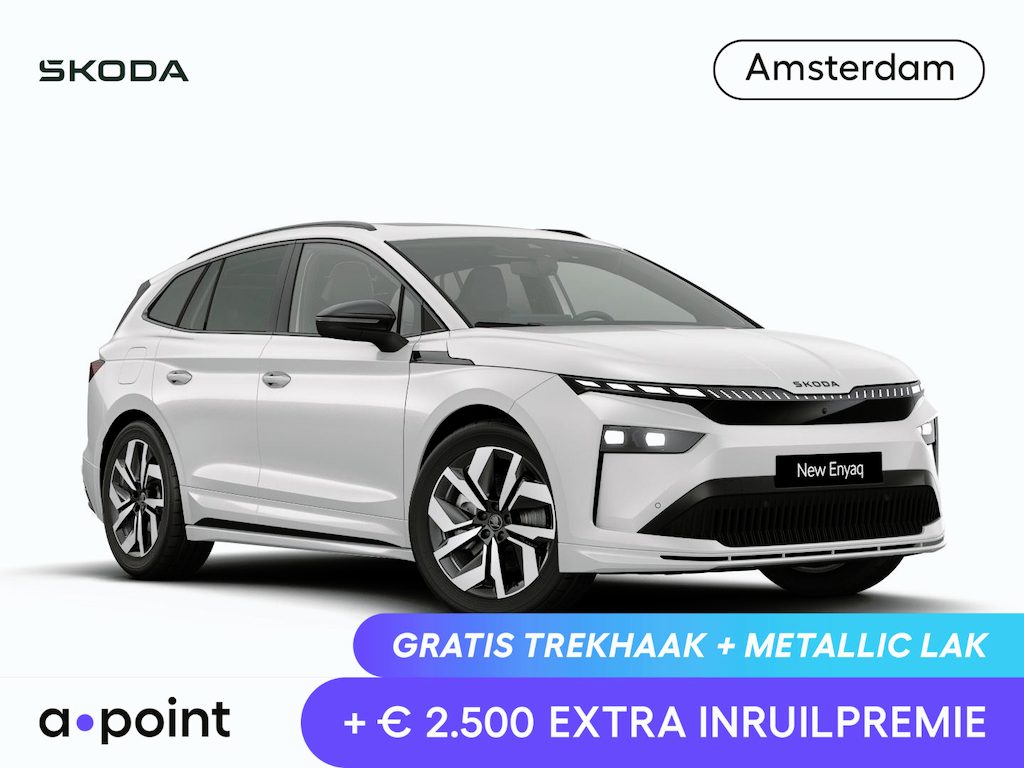 Skoda Enyaq 85 Sportline Tour Edition 286 pk | Trekhaak | Panorama Dak