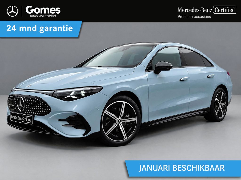 Mercedes-Benz CLA 200 Business Solution AMG | Night Pakket | Panoramadak | DISTRONIC Afstandsassistent | Dodehoekassistent | Verkeersbordassistent | Adaptieve Grootlichtassistent | Apple CarPlay | Android Auto | Stoelverwarming | Sfeerverlichting | Achteruitrijcamera | Parkeersensoren
