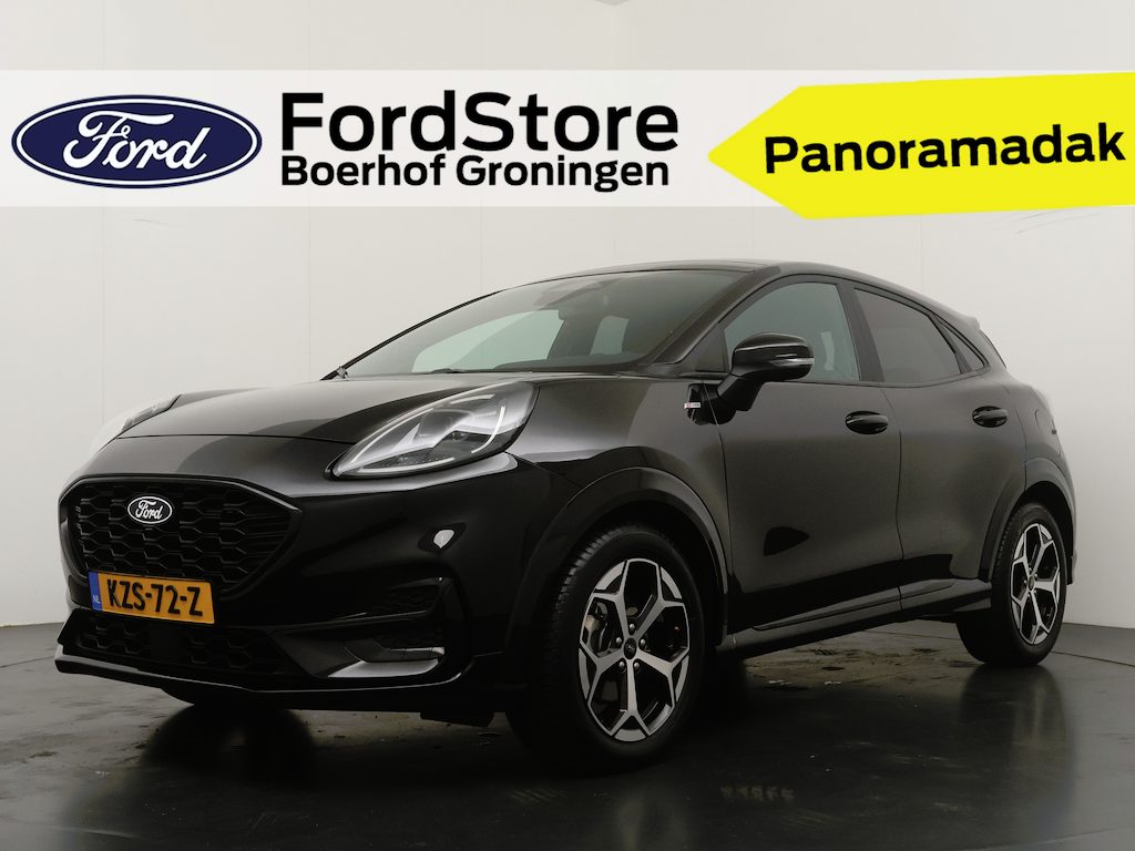 Ford Puma EcoBoost Hybrid 155pk ST-Line X | Pano | Winter Pack | El. a. klep | B&O | Half leer | Camera | 4 seiz. banden | Cruise |