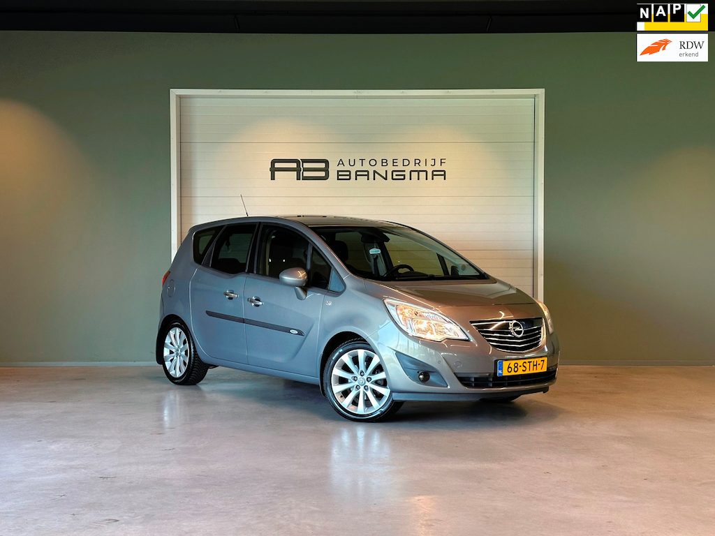 Opel Meriva 1.4i 16v COSMO-uitv|AIRCO|CRUISE CONTROL|LM-VELGEN|ISOFIX|BLUETOOTH|AUX|nieuwe APK+ONDERHOUDSBEURT BIJ AFLEVERING|NAP