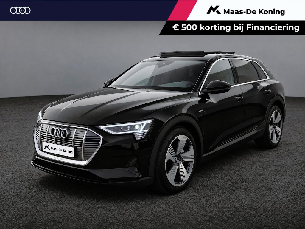 Audi E-tron 55 quattro edition 300kW/408PK 95 kWh · Panoramadak · Trekhaak · Stoelverwarming ·