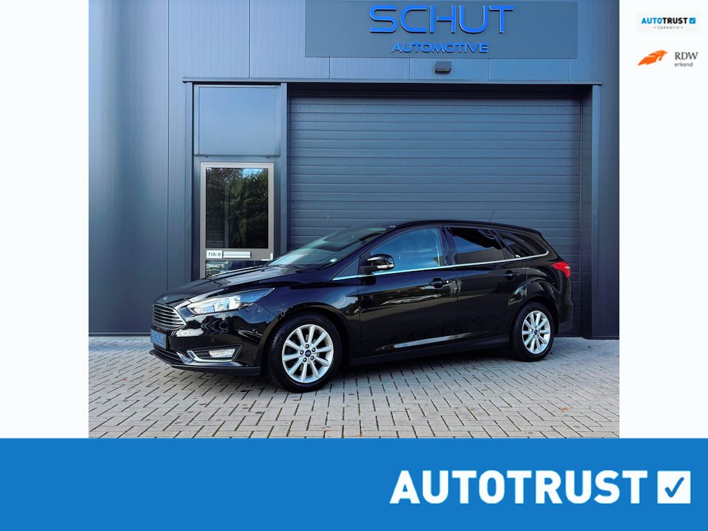 Ford Focus Wagon 125pk Titanium CARPLAY | CLIMA | LED | STOEL + STUURVERWARMING | PARKASSIST | TREKHAAK AFNEEMBAAR