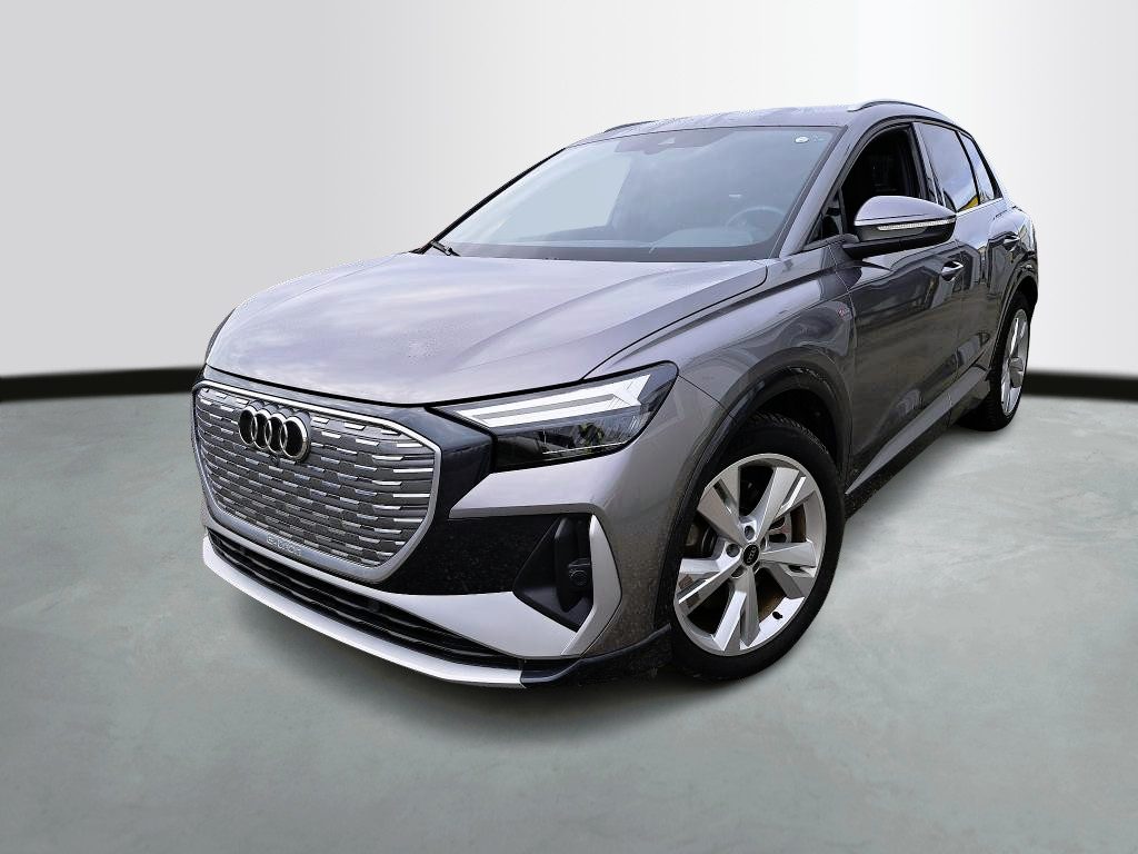 Audi Q4 e-tron 45 S Edition 82 kWh 286pk SOH 100% / Navigatie / Trekhaak / 360-Camera / S-Line WM
