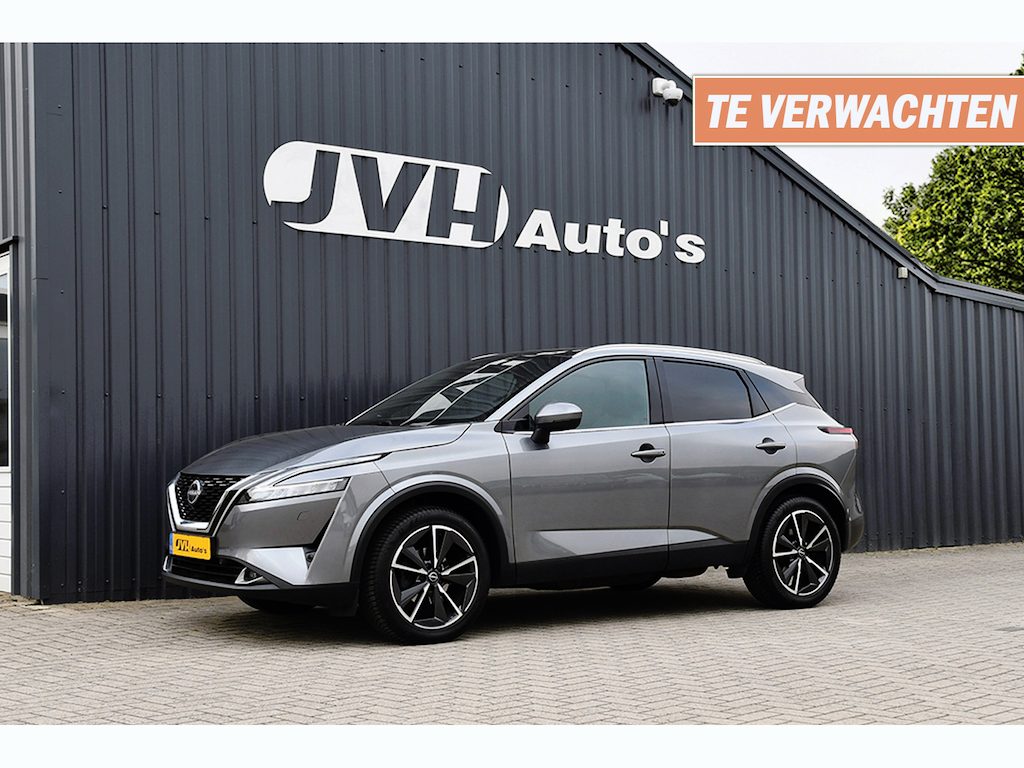 Nissan Qashqai 1.3 MHEV Tekna Plus 09-2023 | BTW | Panorama | Head-UP | Virtual CP | Leder | Cam360