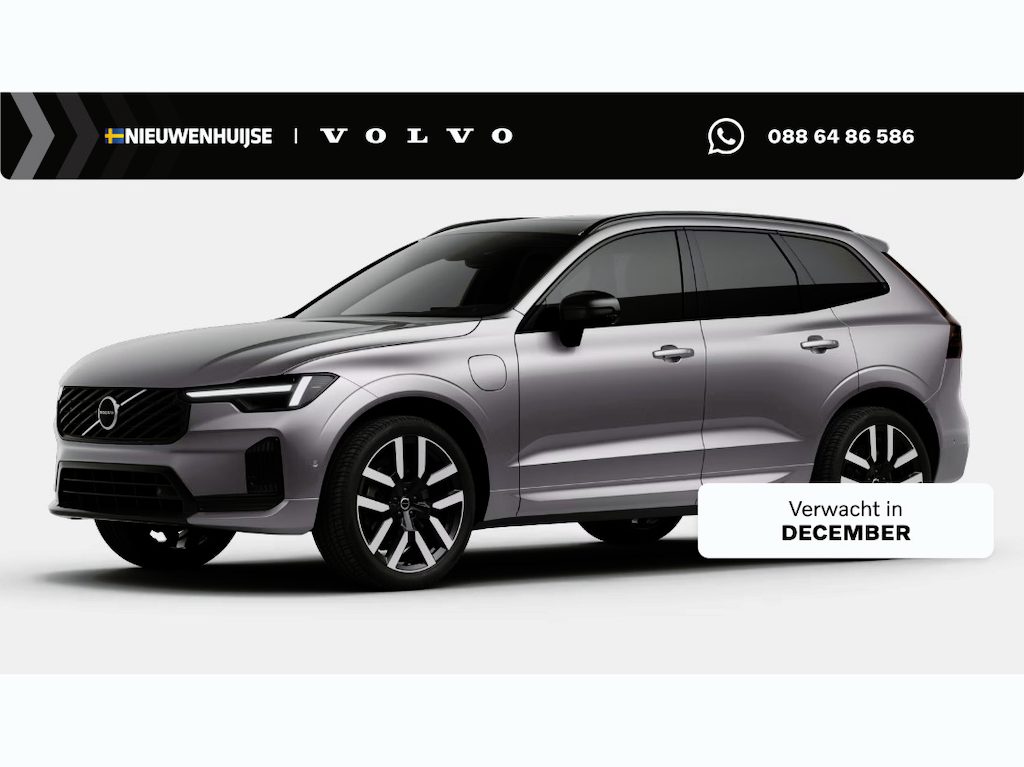 Volvo XC60 2.0 T8 AWD Plug-in hybrid Ultra Dark | 186 km Elektrische Actieradius | Facelift | 360° Camera | Head-Up Display | Luchtvering | Ventilatie & Massage in voorstoelen | Panoramadak |