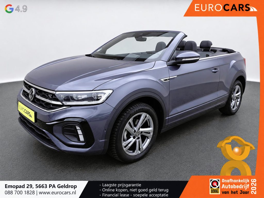 Volkswagen T-Roc Cabrio 1.5 TSI 150pk DSG R-Line Navigatie Apple Carplay / Android Auto Parkeersensoren Camera Adaptive Cruise Control Stoelverwarming Climate Control