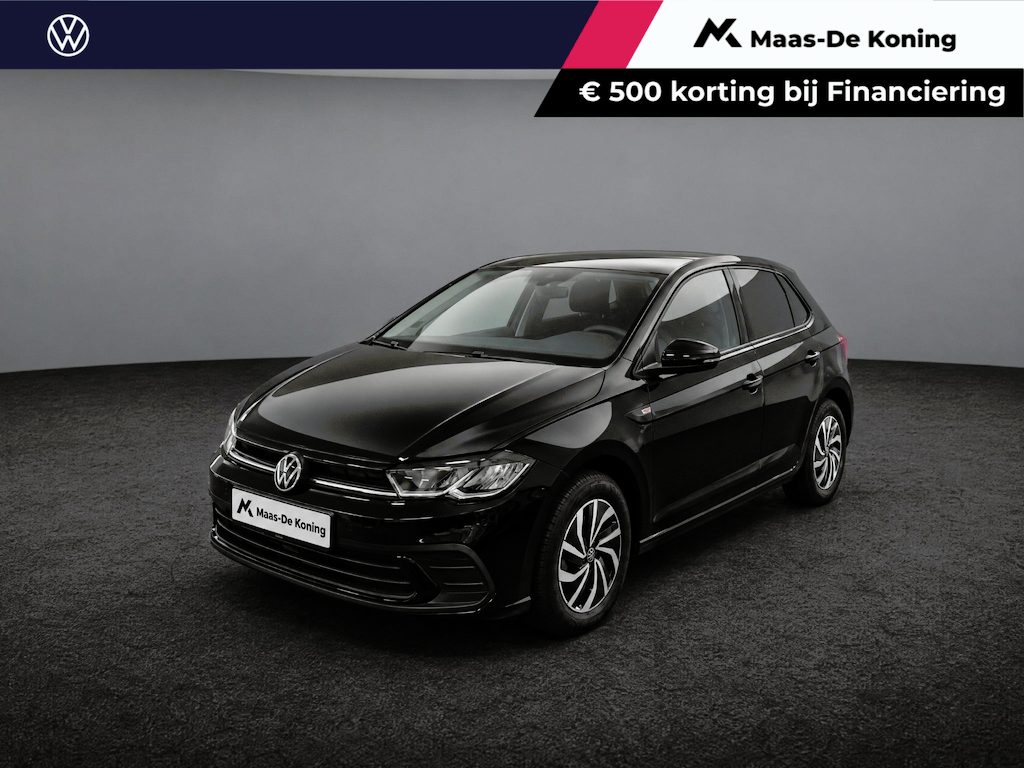 Volkswagen Polo 1.0 TSI 95pk Life Edition · Apple/Android Car Play · Camera · Stoelverwarming · Keyless · P-Sensoren · Climatronic  · 15'' Inch · Garantie t/m 01-09-2028 of 100.000km