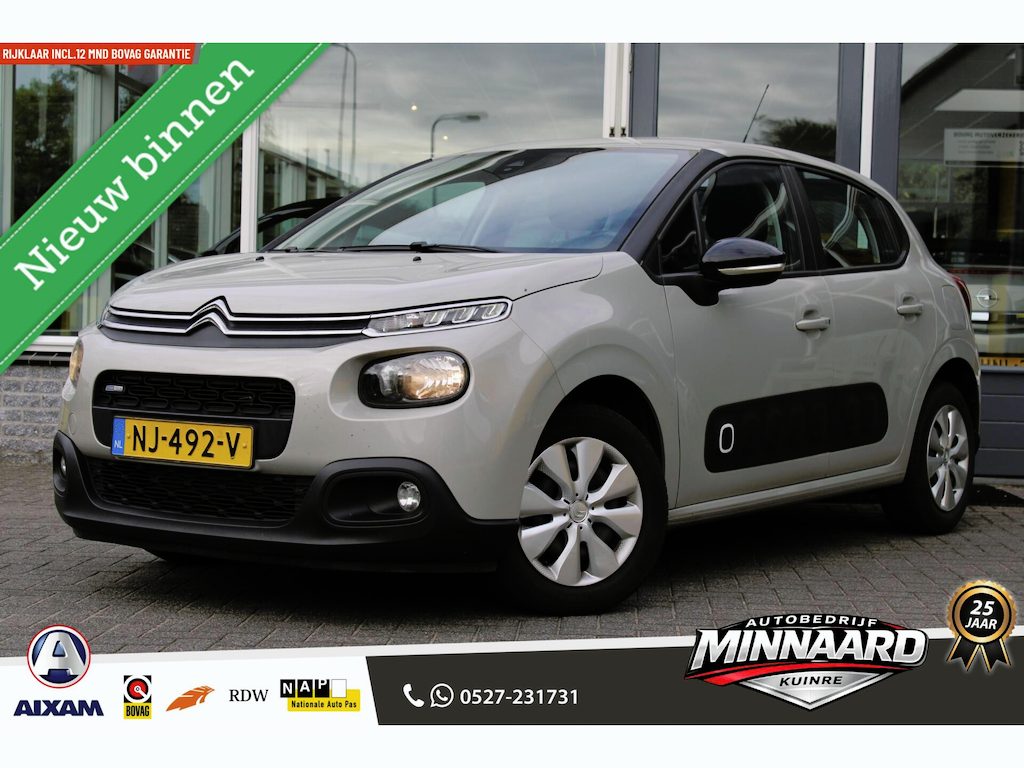Citroën C3 1.2 PureTech Feel 105g|Trekhaak afneembaar|Navigatie|Nieuwe riem