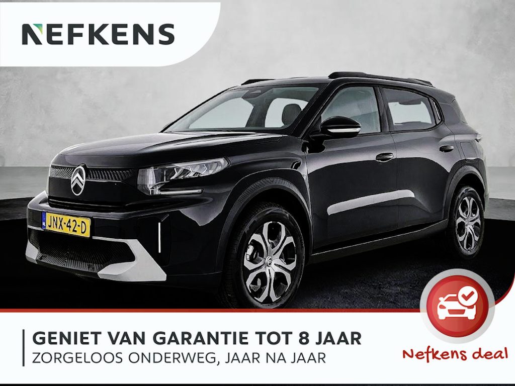 Citroën C3 Aircross SUV Plus Hybrid 7p. 145pk Automaat | 7 zitplaatsen | Lage kilometerstand | Navigatie via draadloze Apple Carplay / Android Auto | Achteruitrijcamera | Climate Control | Cruise Control | Parkeersensoren | Bluetooth | Comfortstoelen | Elektrisch inklapbare spiegels | Donker getint glas | Led koplampen |