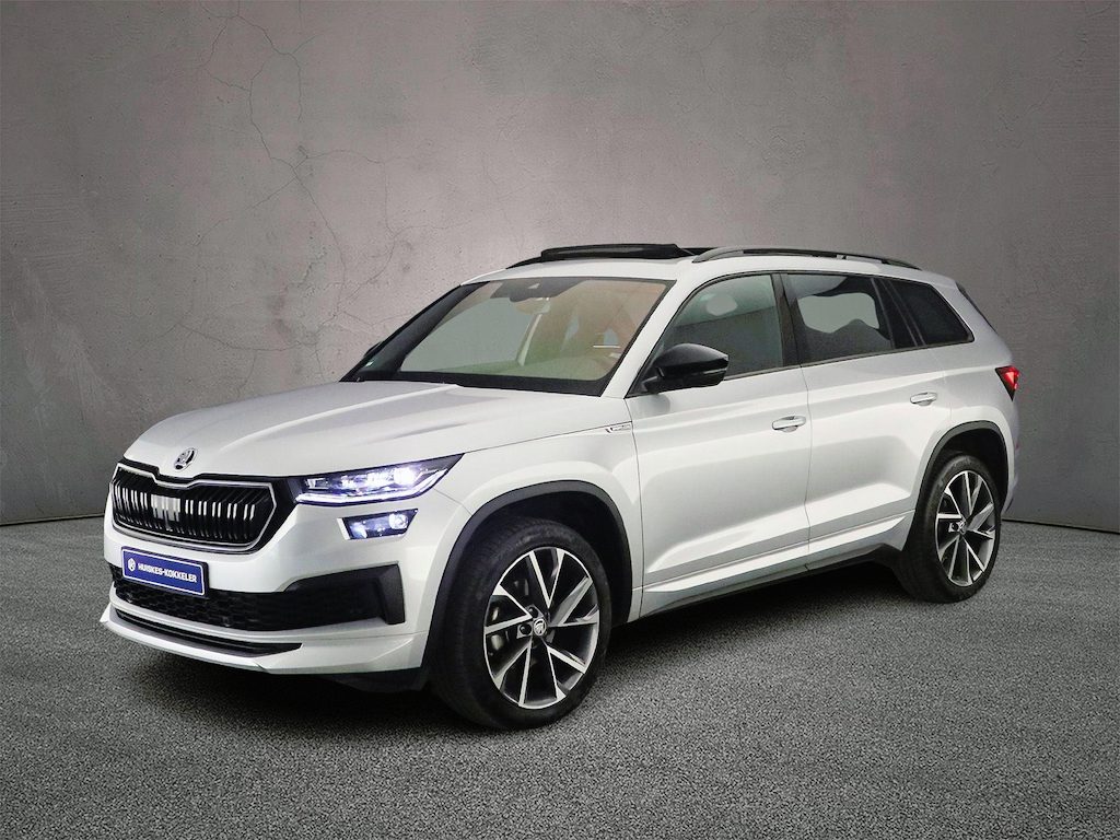 Skoda Kodiaq Sportline Business 1.5 TSI 150pk DSG Automaat Trekhaak, Panoramadak, Lederen bekleding, Verwarmde voorruit, Adaptive cruise control, Elektrische achterklep