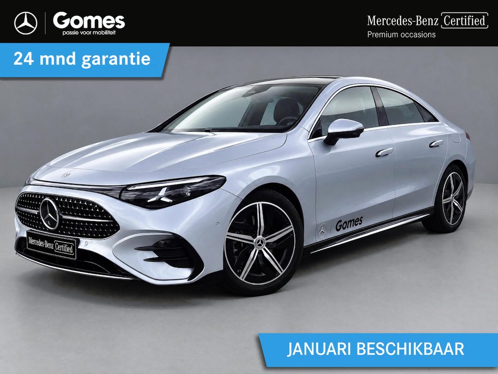 Mercedes-Benz CLA 200 Business Solution AMG | Panoramadak | DISTRONIC Afstandsassistent | Dodehoekassistent | Verkeersbordassistent | Adaptieve Grootlichtassistent | Apple CarPlay | Android Auto | Stoelverwarming | Sfeerverlichting | Achteruitrijcamera | Parkeersensoren