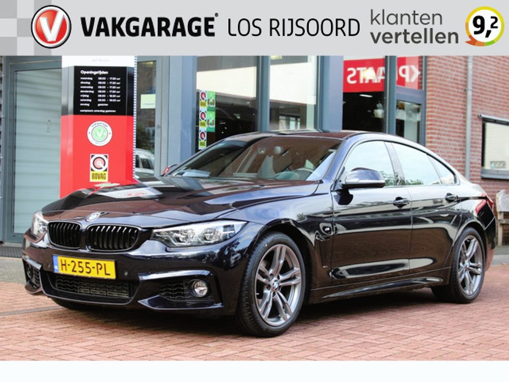 BMW 4-Serie Gran Coupe (F36) 418i Aut. *Executive* | M-Pakket | Cruise & Climate Control | Camera | Stoelverwarming | Navigatie | PDC | Leder | Bluetooth |