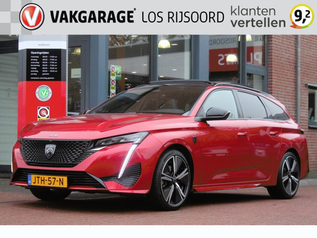 Peugeot 308 Sw 1.2 Puretech Aut. *GT* | Carplay | Schuifdak | Adaptive Cruise & Climate Control | Stoel & Stuurverwarming | Camera | PDC | Bluetooth |