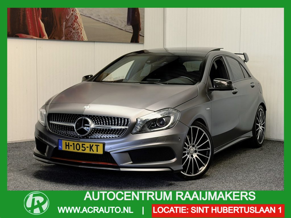 Mercedes-Benz A-klasse 250 SPORT 4MATIC AMG LINE 2.0 PANORAMADAK NAVIGATIE LEDER CRUISE CONTROL SCHUIF/KANTELDAK DODEHOEKSENSOREN KEYLESS GO ACHTERUITRIJCAMERA PDC ZEER MOOI !!