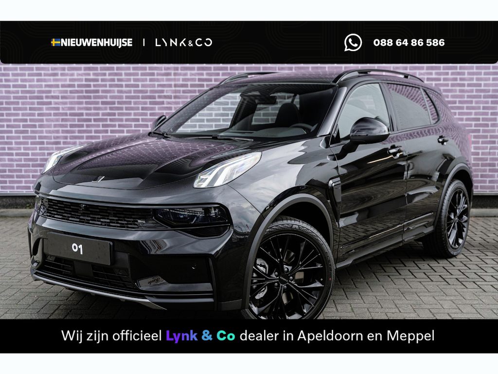 Lynk & Co 01 1.5 Plug-in Hybrid More | PHEV | Panoramadak | Infinity by Harman Audio | 360 Graden Camera | Parkeersensoren | Lichtmetalen Velgen 20 inch | Keyless Entry | Elektrische Achterklep | LED Koplampen Adaptief | Privacy Glas | Stoelverwarming | Cruise Control Adaptief | Dodehoekdetectie Navigatie | Apple Carplay | Android Auto