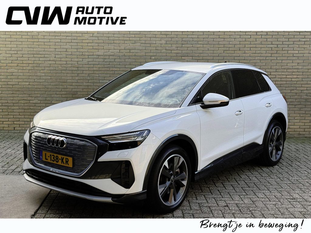 Audi Q4 e-tron 40 Launch edition Advanced 77 kWh | SOH 94% | Warmtepomp | Matrix LED | Lederen bekleding | Sportstoelen | Stoelverwarming | 20 inch velgen | Navigatie | Adaptieve cruise | Lane assist | Apple CarPlay | Camera | Dodehoekdetectie | Elektrische achterklep | Volledig dealeronderhouden