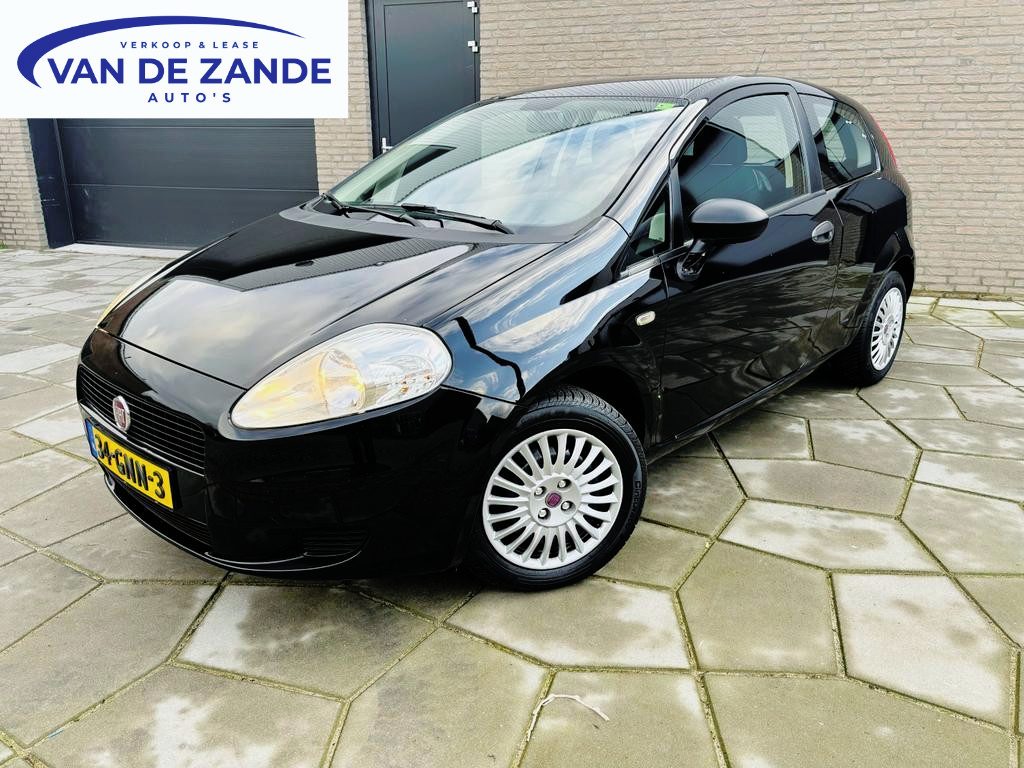 Fiat Punto Grande 1.2 Active| 3 Drs| Airco| 4 x All-Season |Nieuwe APK en net onderhoud gehad