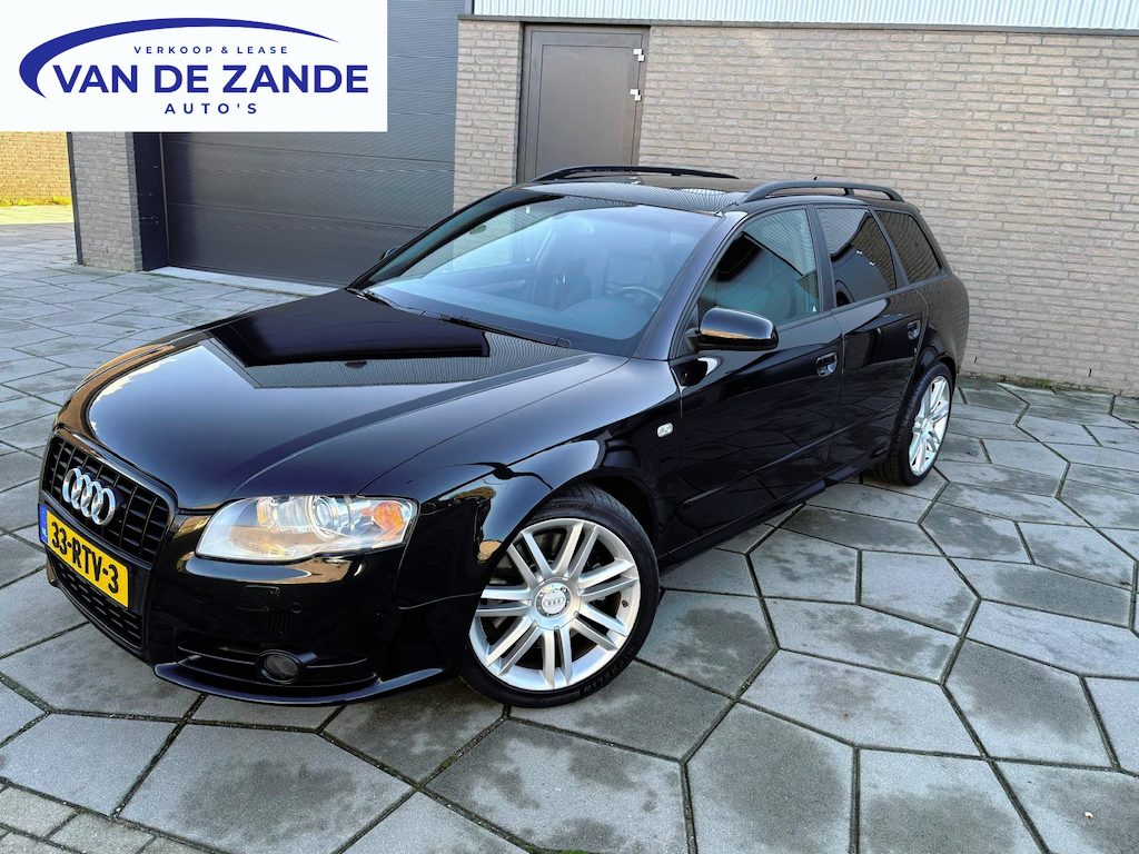 Audi A4 Avant 4.2 V8 S4 quattro Pro Line |Bi-Xenon|Voll. Leder |Recaro | Schuif/Kantel | Zwart Metallic