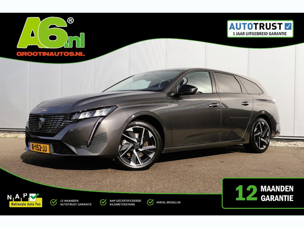 Peugeot 308 SW 1.2 PureTech Allure Pack Business Automaat 131PK Trekhaak LMV Navigatie Achteruitrijcamera Half Leder Carplay Android Adaptive Cruise