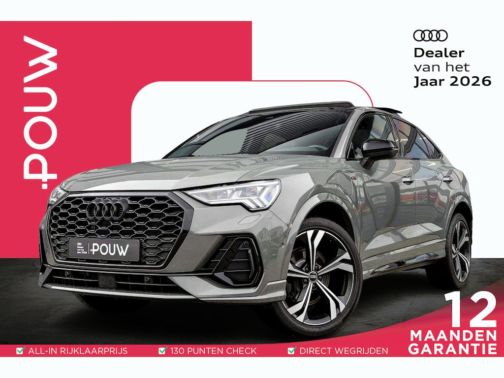 Audi Q3 Sportback 45 TFSIe 245pk S Edition | SoH 94% | Panoramadak | Trekhaak | Sonos | Carbon