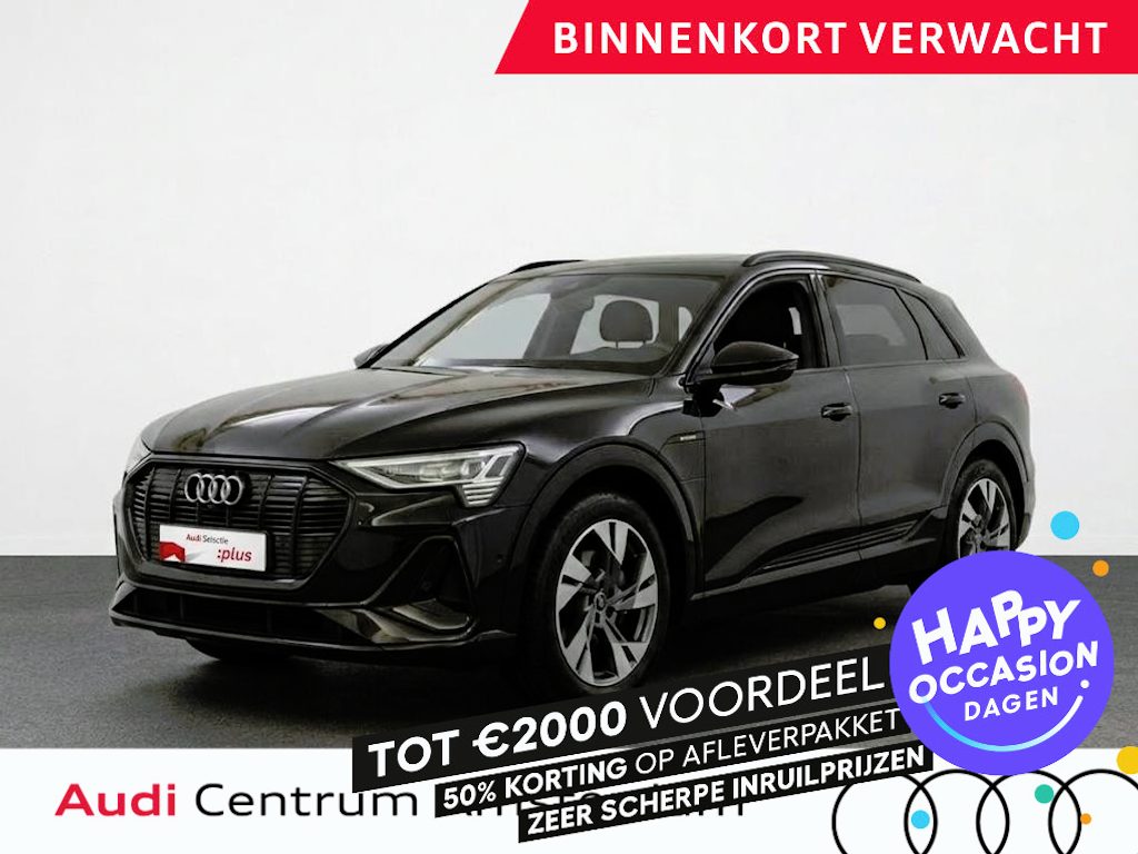 Audi E-tron 55 quattro S edition 95 kWh 408pk | SOH 94,42% | Panoramdak | Parkeercamera | Luchtvering | matrix Led koplampen