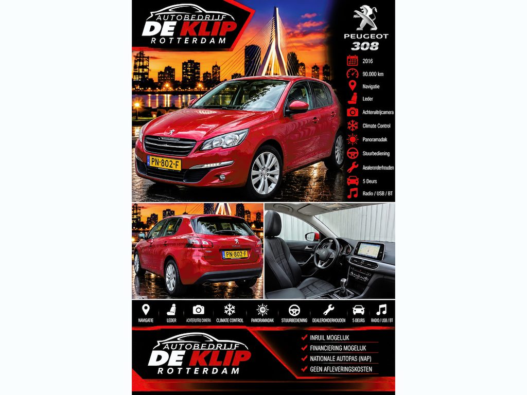 Peugeot 308 1.2 PureTech Blue Lease Executive|90000KM|Pano|Navi|
