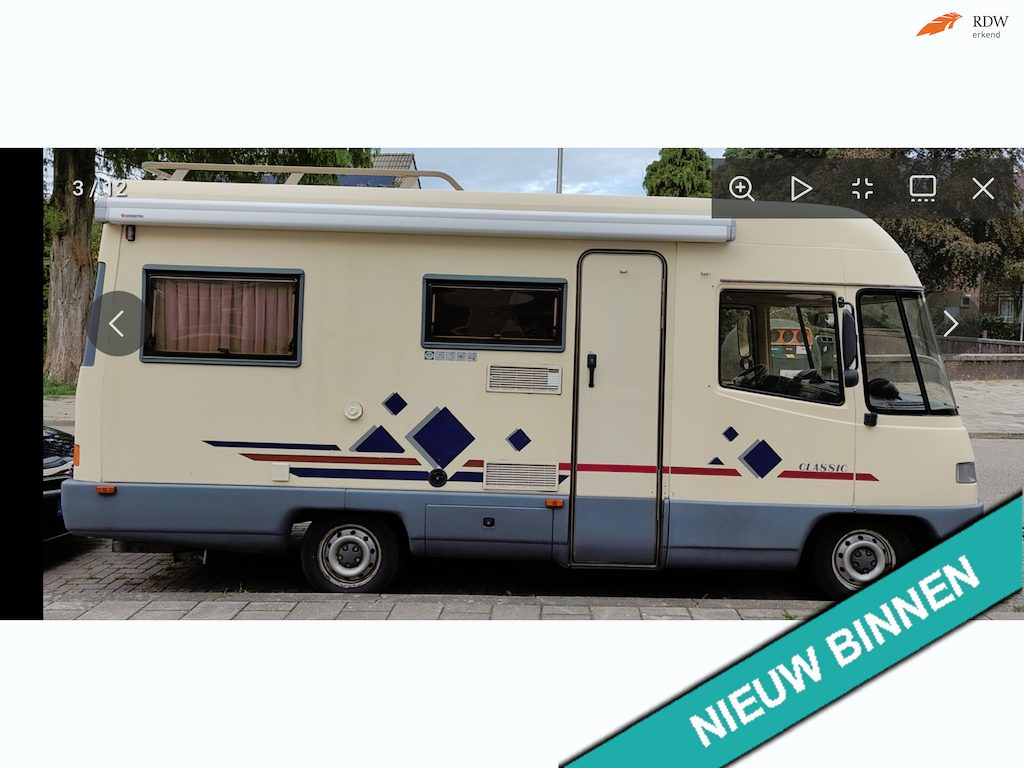 Tabbert 580 Fiat FFB rs, TOP STAAT 1ste eigenaar