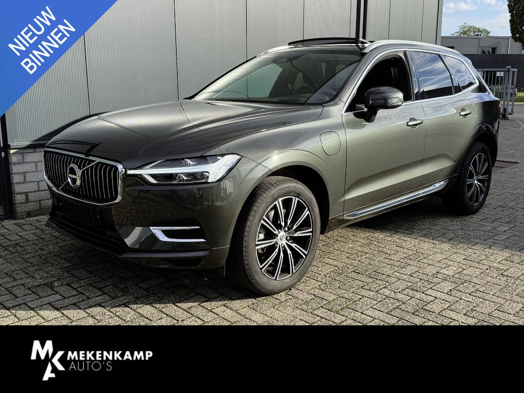 Volvo XC60 2.0 Recharge T6 AWD Inscription 19"/Panoramadak/Trekhaak/Leder + memory/Adaptieve cruise/Stoel + stuurverwarming/360 camera/Keyless/Dodehoek/Apple Carplay & Android Auto