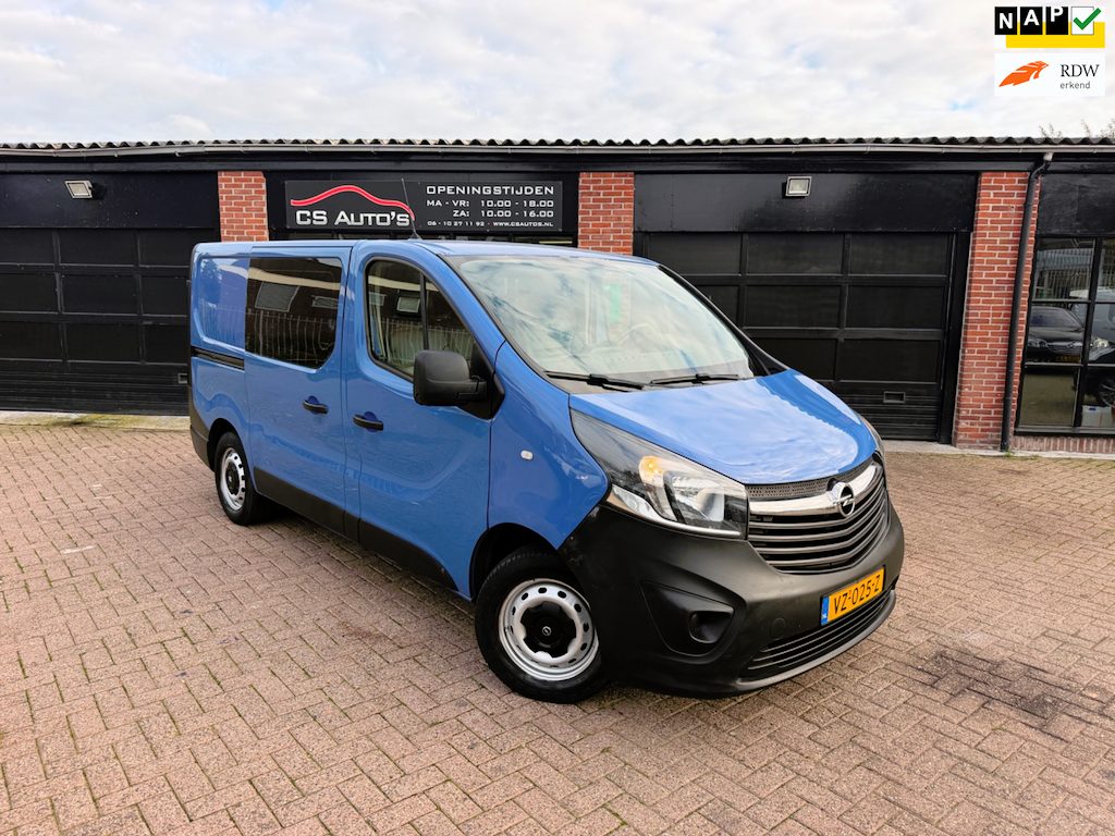 Opel Vivaro 1.6 CDTI |120pk|10-2016|euro6|dubbel cabine