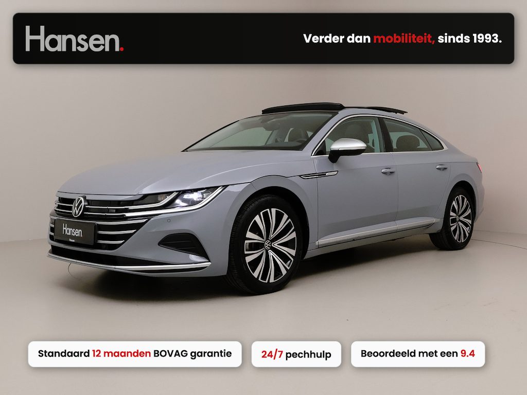 Volkswagen Arteon 1.4 TSI eHybrid Elegance I Panoramadak I Elek. Trekhaak I Adaptive Cruise I Alcantara I Memory I Stoel- en Stuurverwarming I Elek. Achterklep I