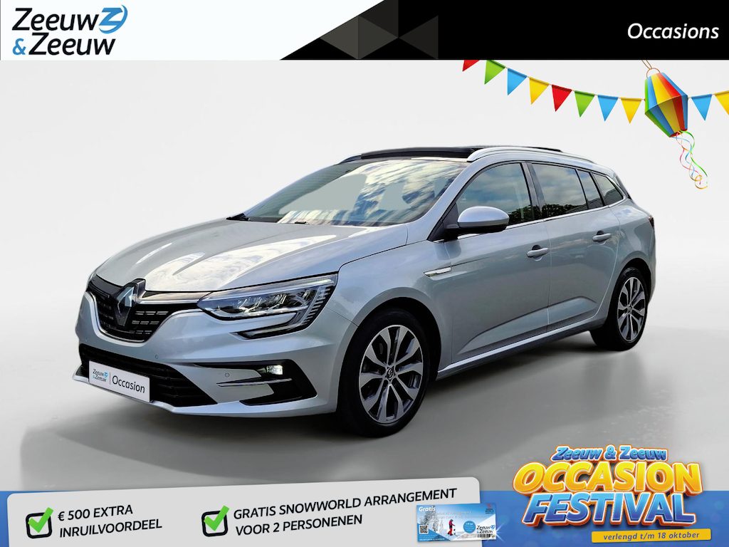 Renault Megane Estate 1.3 TCe 140 Techno | SCHUIFKANTELDAK | TREKHAAK | ACHTERUITRIJCAMERA | CLIMATE |