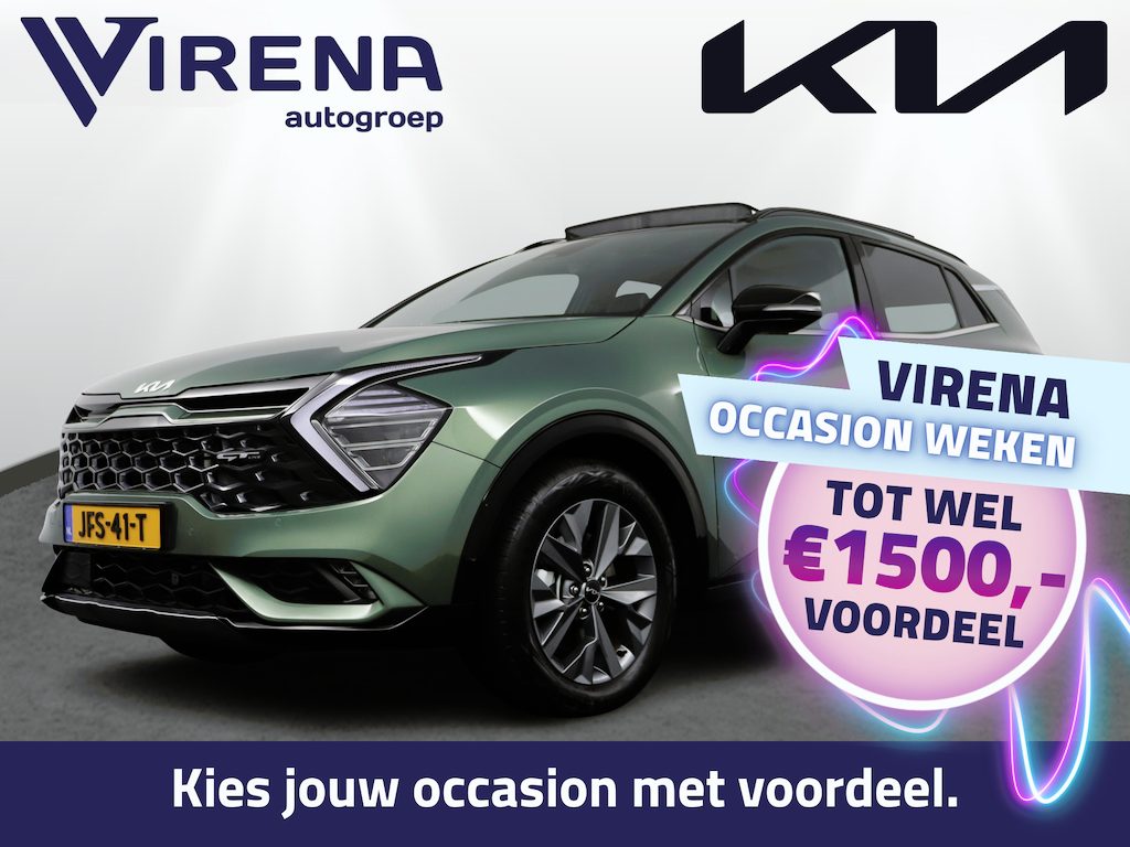 Kia Sportage 1.6 T-GDi Hybrid GT-Line Adaptief Cruise Control - Climate Control - Navigatie - LED Koplampen - Fabrieksgarantie tot 06-2032