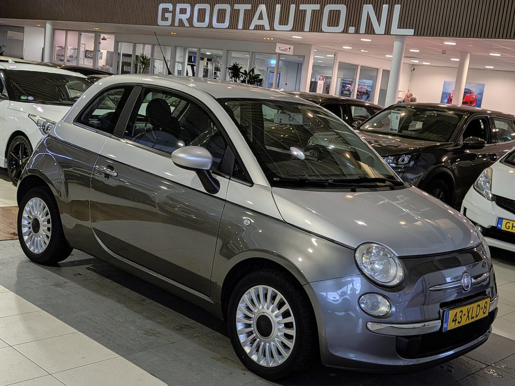 Fiat 500 1.2 Bicolore Start/Stop Systeem, Airco, Stuurbekrachtiging