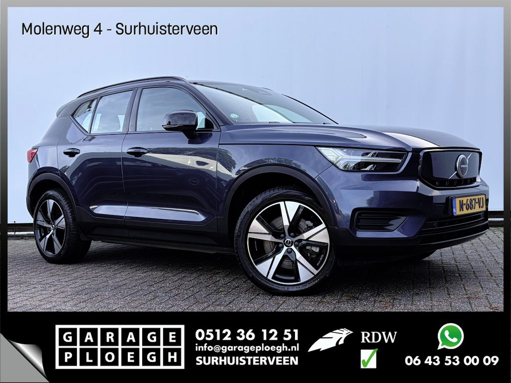 Volvo XC40 Recharge Plus SOH 95% Warmtepomp Elek.Trekhaak Stoelverw Carplay Orig.NL 100% Elektrisch!