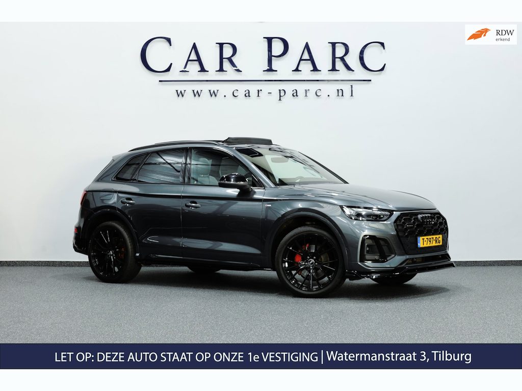 Audi Q5 50 TFSI e S edition Competition 3x S-line MAXTON/VIRTUAL/PANO/HALF LEDER+S.VERWARMING+MEMORY/21"/360/ACC/12 MND GARANTIE!
