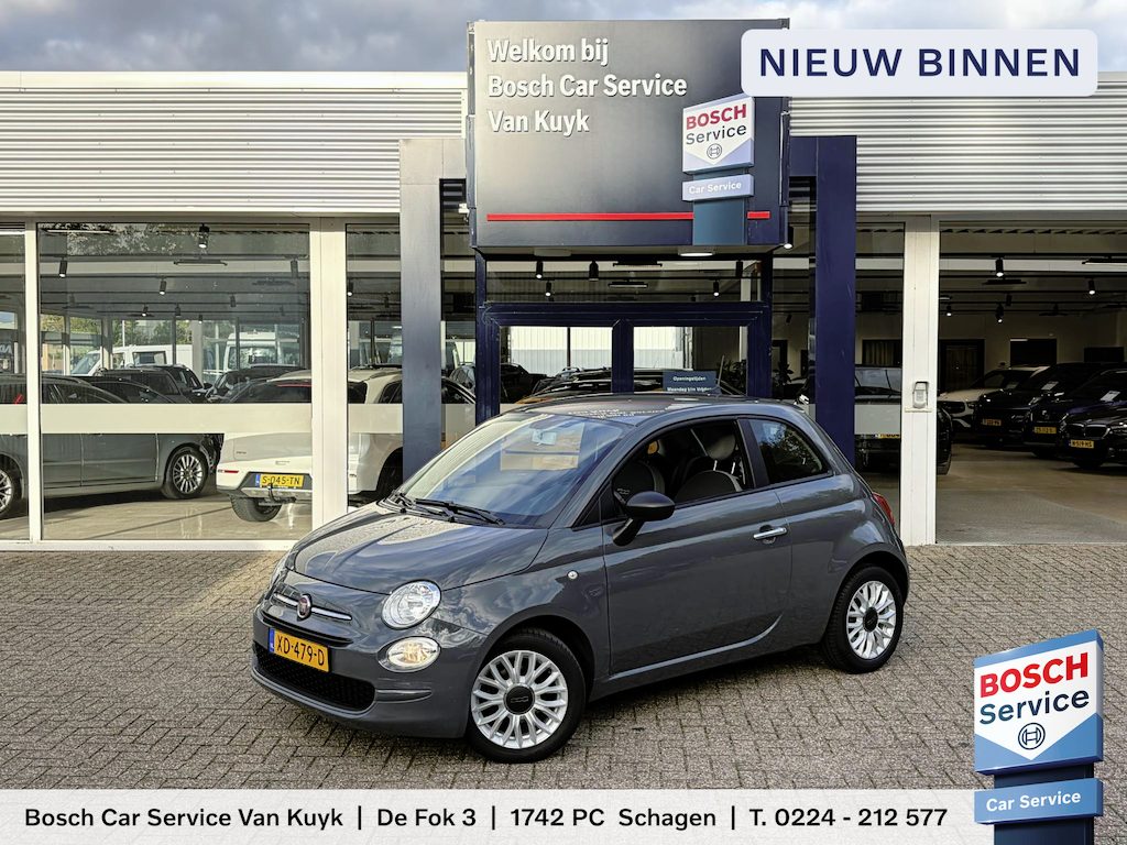 Fiat 500 0.9 TwinAir Turbo Popstar / NL-Auto / 82.000 KM / Cruise-Control / Airco / DAB Radio-Bluetooth / Elektr.-Ramen / 15'' LMV / ENZ.