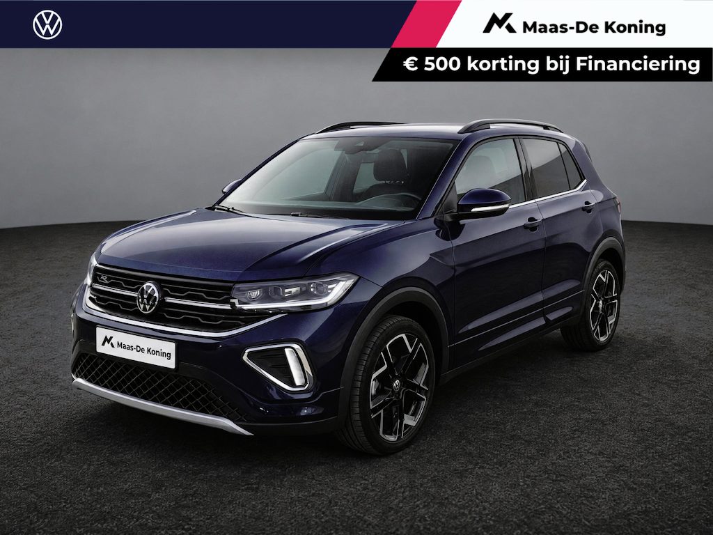 Volkswagen T-Cross 1.0TSI/116PK R-Line Camera + parkeersensoren · Apple/Android Car Play · Dodehoeksensoren · Garantie t/m 24-02-2028