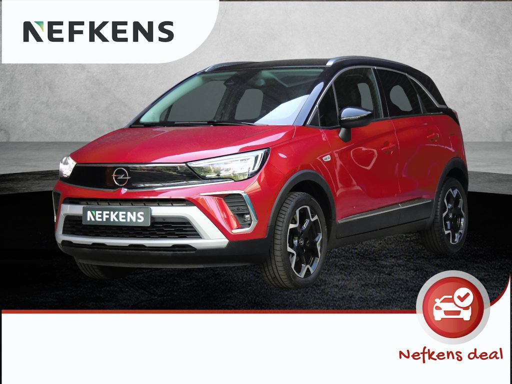Opel Crossland Ultimate 130pk | 1ste eigenaar | Trekhaak | Winterpakket | Camera | Alcantara/LEER | AUTOMAAT