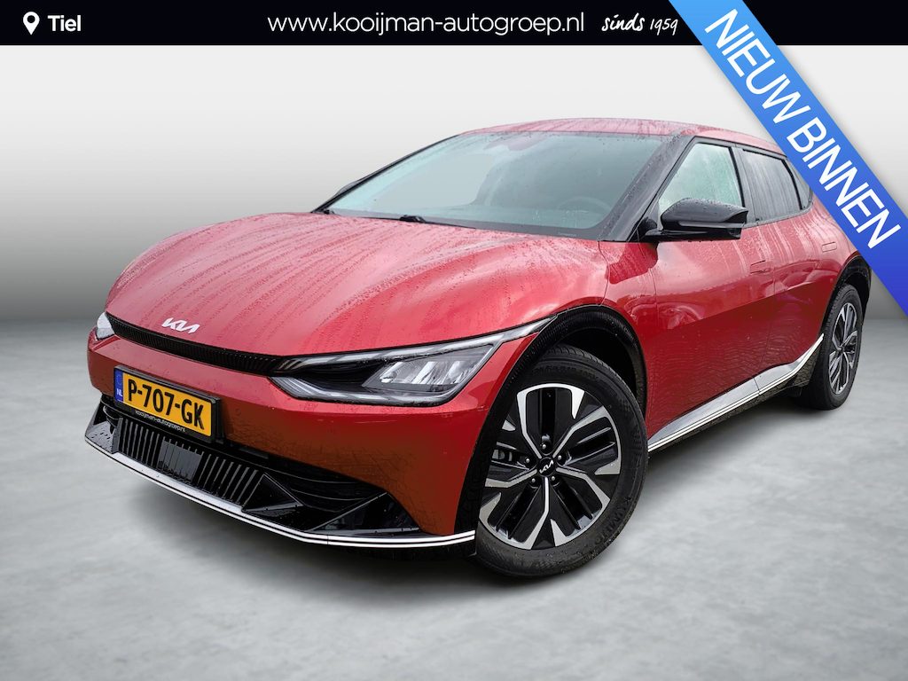 Kia EV6 Plus 77.4 kWh Nieuw geleverd, 1e eign. Dodehoekdetectie, Stoelverwarming, Navigatie, Stuurwiel verwarmd, Elek. Stoel, 100% SOH