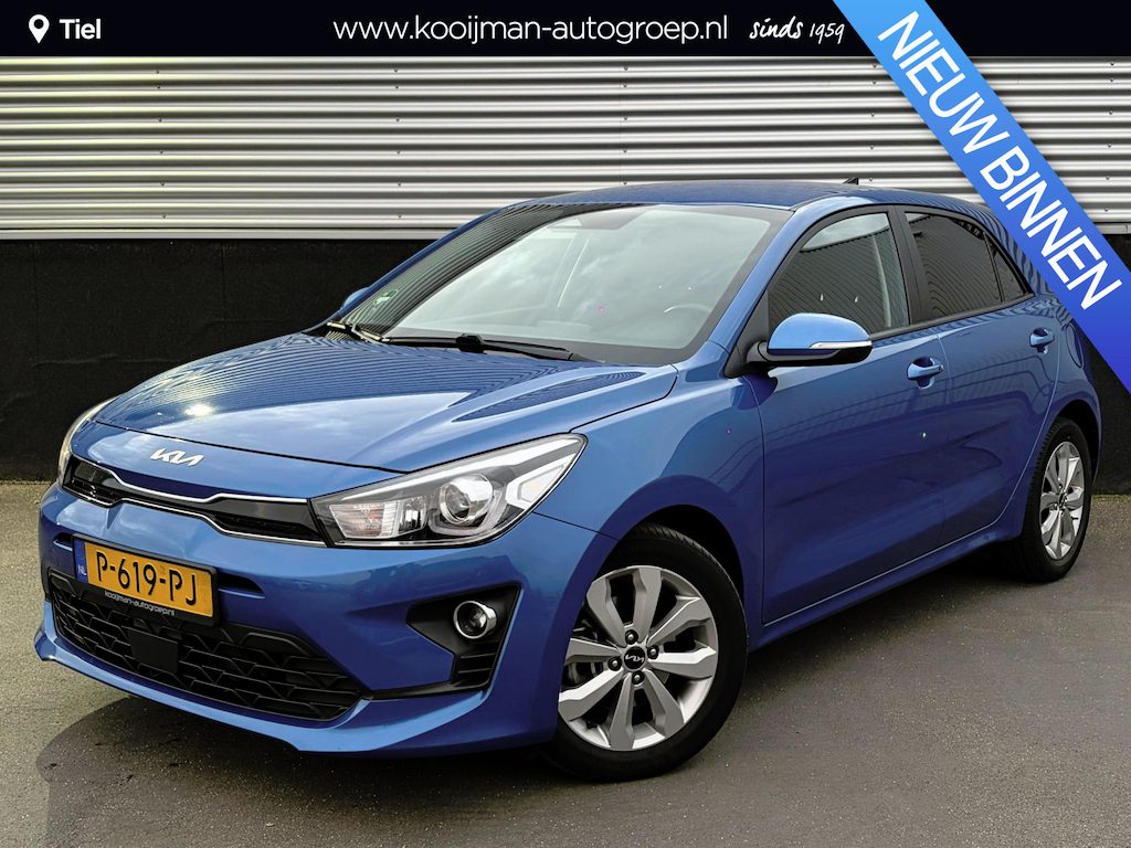 Kia Rio 1.0 T-GDi MHEV DynamicPlusLine Nieuw geleverd, Dealeronderhouden, 1e eign. Navigatie, Privacy glass, Smart Key, Achteruitrijcamera, Parkeersensoren, Climate control