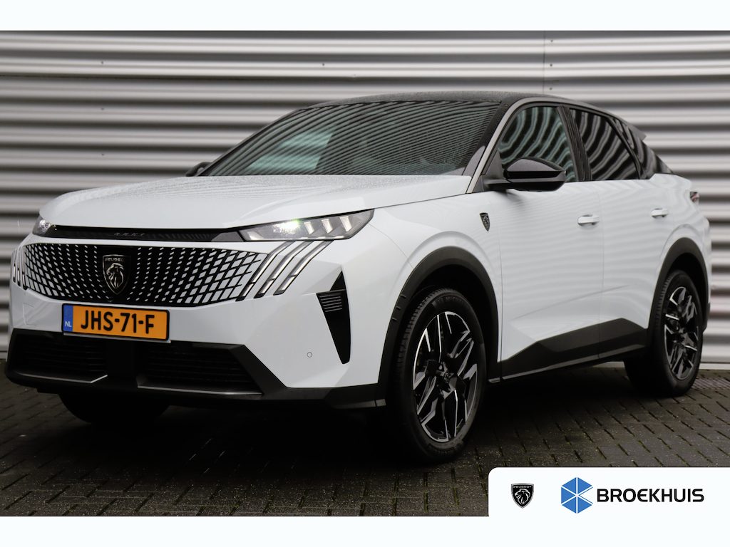 Peugeot 3008 1.2 HYBRID 145PK GT AUTOMAAT / NAVI / LEDER / CLIMA / LED / PDC / 19" LMV / CAMERA / WINTERPAKKET / ADAPT. CRUISECONTROL / 1E EIGENAAR / NIEUWSTAAT !!