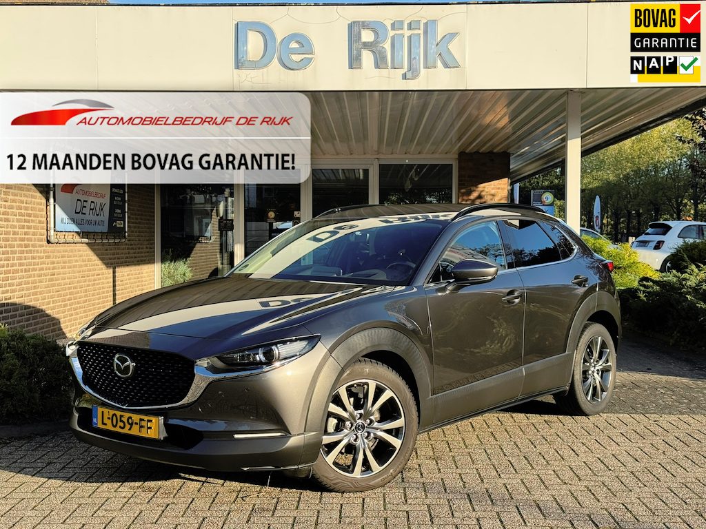 Mazda CX-30 2.0 e-SkyActiv-X M Hybrid Luxury | Leder, ACC, Carplay/Android, Camera, Bose, Trekhaak | Dealeronderhouden | NAP |