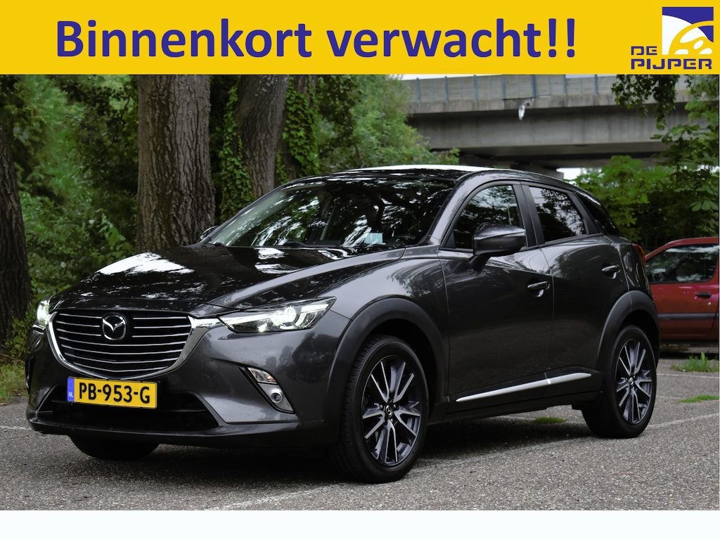 Mazda CX-3 2.0 SkyActiv-G 120 GT-M Bose NL-AUTO, CAMERA, LEDER, NAVI, HEADUP, STOELVERW, TREKHAAK, KEYLESS, NAP