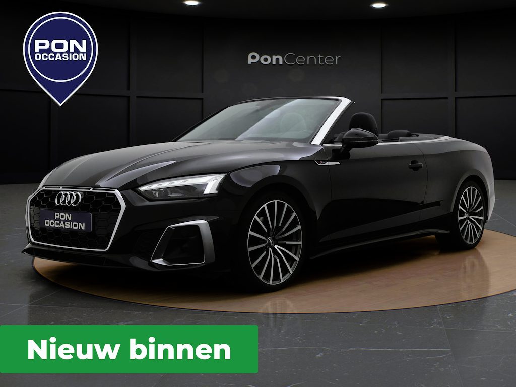 Audi A5 Cabriolet 40 TFSI S edition | Leder | Nek-/Stoelverwarming | Elek Stoelen | Windscherm | 19" | S-line