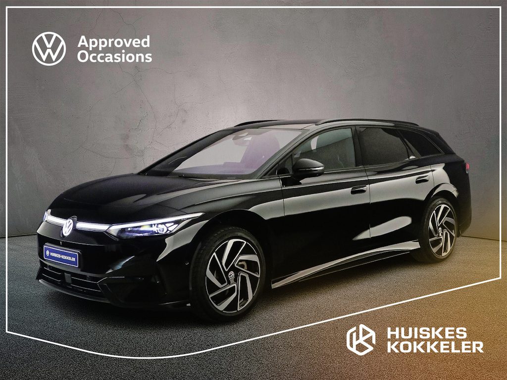 Volkswagen ID.7 Tourer Pro S Business 86 kWh 286pk Automaat Trekhaak, Warmtepomp, Panoramadak, Black Style, Adaptive cruise control, Harman Kardon audio, Navigatie