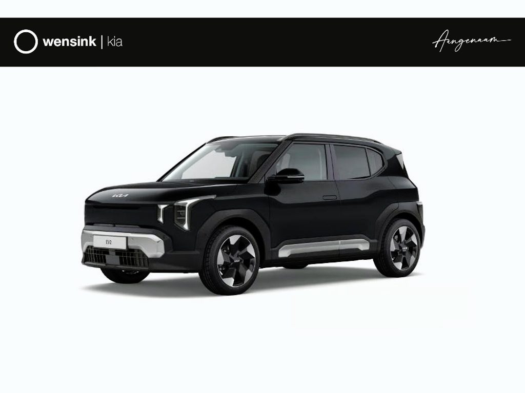 Kia EV2 Plus 42.2 kWh | Privacy Glass | Dual zone climate control | Stoel- en stuurwielverwarming | 18" lichtmetalen velgen | Regensensor |