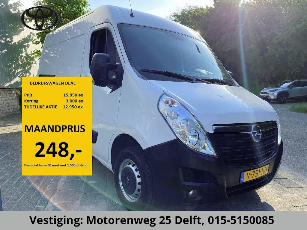Opel Movano 2.3 CDTI 145PK L2H3 1600 KG LADEN NAVI.AIRCO 1e EIG EX BTW