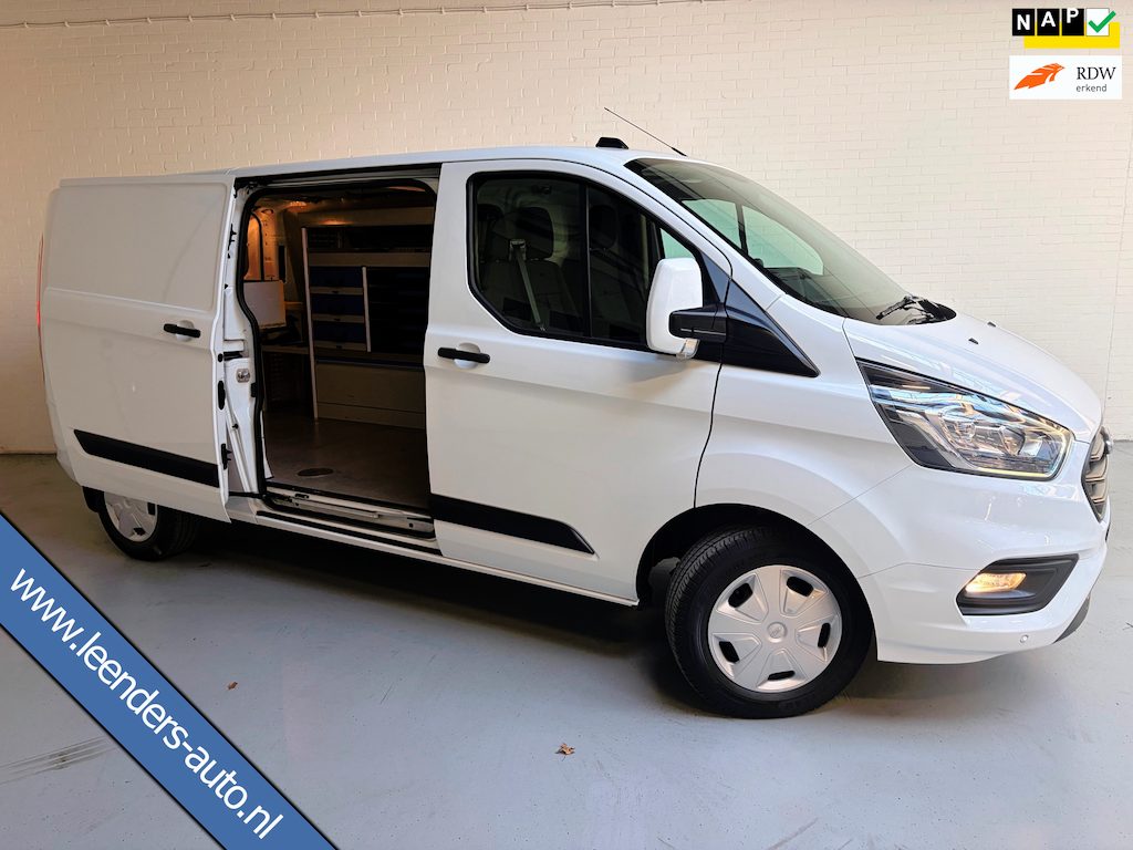 Ford Transit Custom Servicewagen 320 2.0 TDCI euro6 L2H1 Trend 3Persoons, 2xSchuifdeur, Sortimo, Trekhaak, RIJKLAARPRIJS!